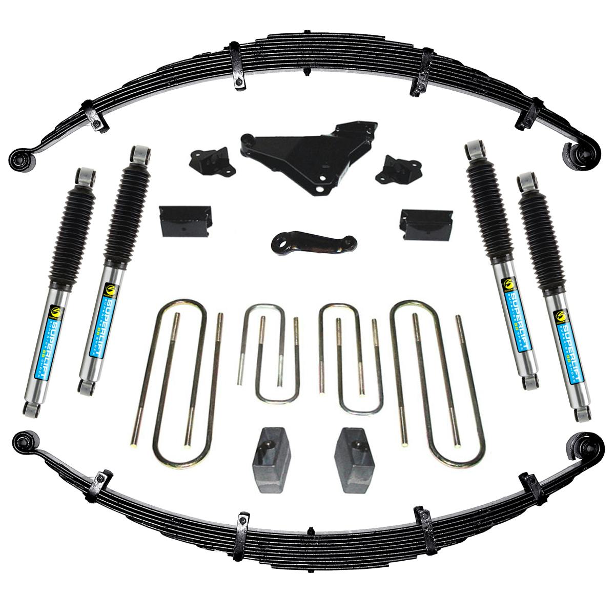 Superlift K638B 6" Lift Kit - 00-04 F-250/F-350 4WD - Diesel/V10 - w/ Bilstein Shocks