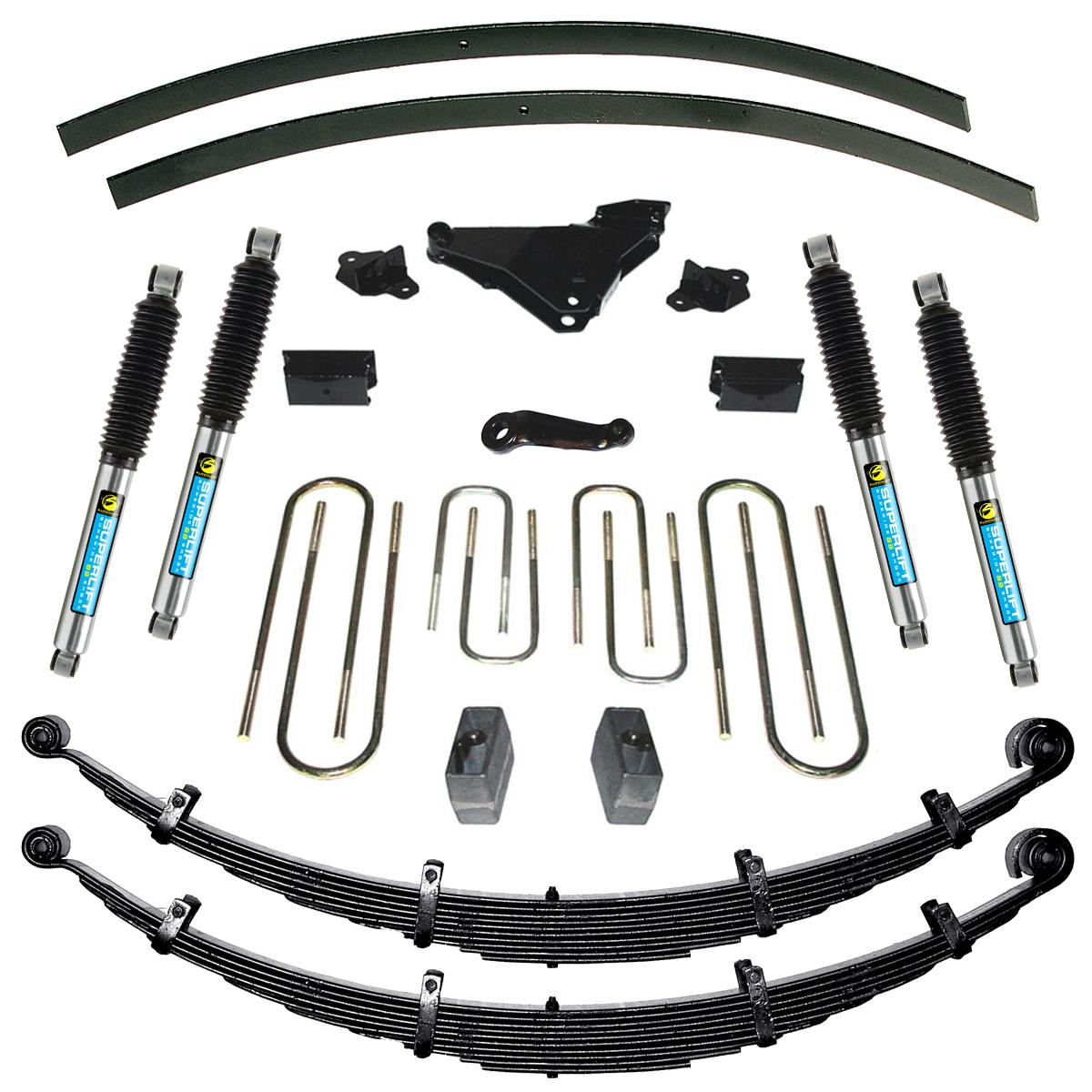 Superlift K640B 7" Lift Kit - 00-05 Excursion 4WD - Diesel/V10 - w/ Bilstein Shocks
