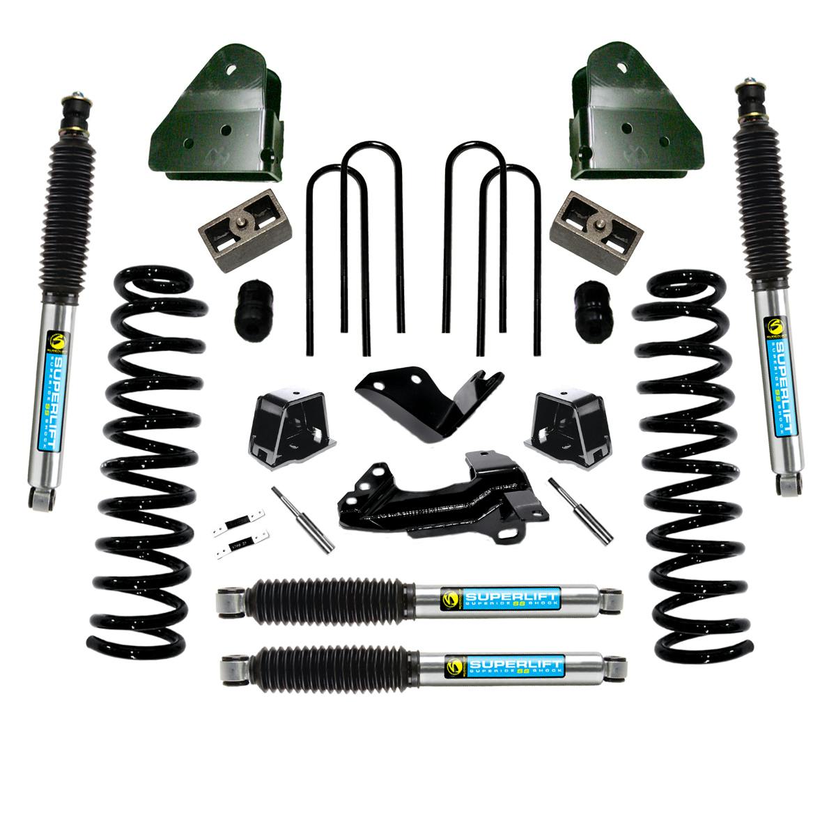 Superlift K796B 4" Lift Kit - 05-07 F-250/F-350 4WD - Diesel - w/ Bilstein Shocks