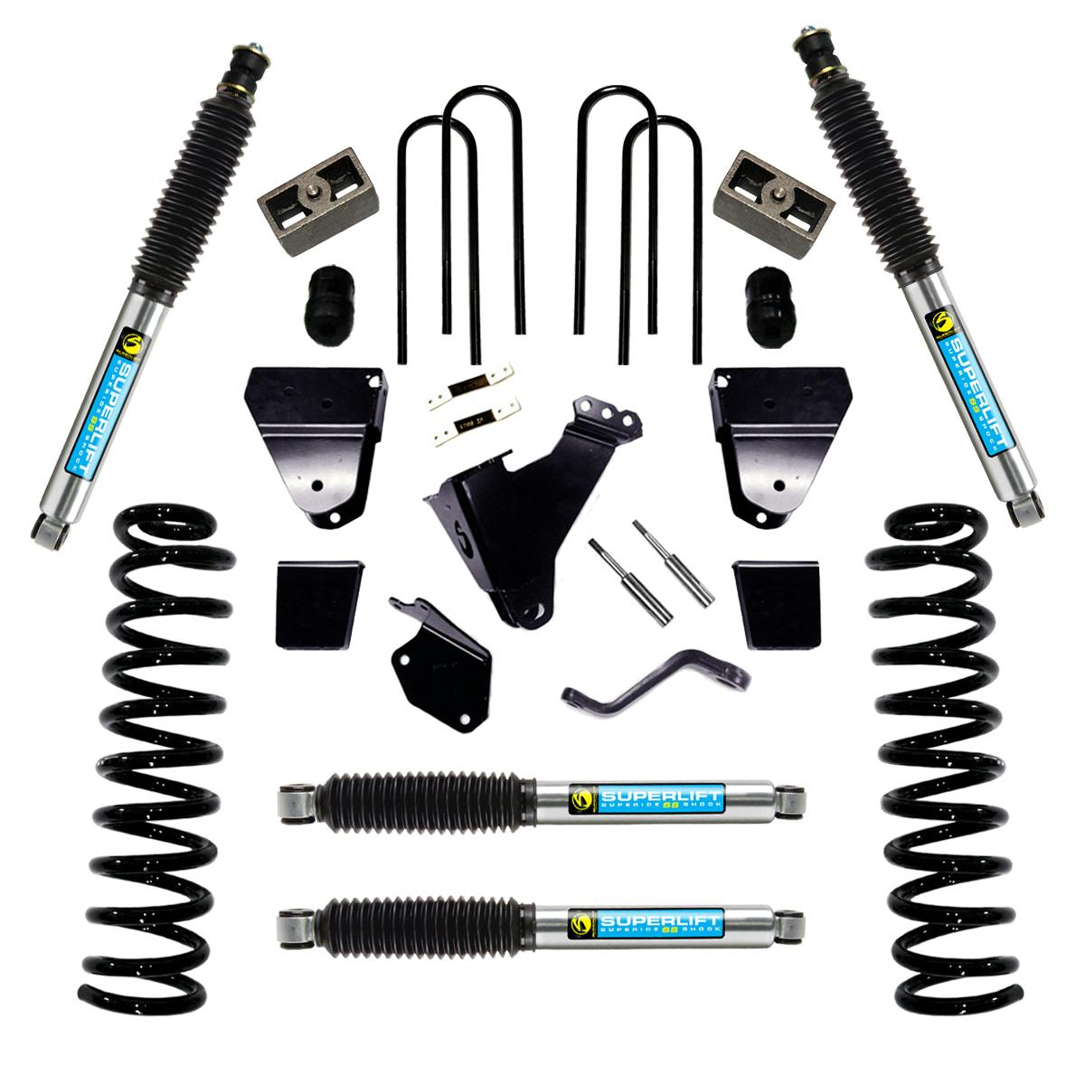 Superlift K806B 6" Lift Kit - 05-07 F-250/F-350 4WD - Diesel - w/ Bilstein Shocks