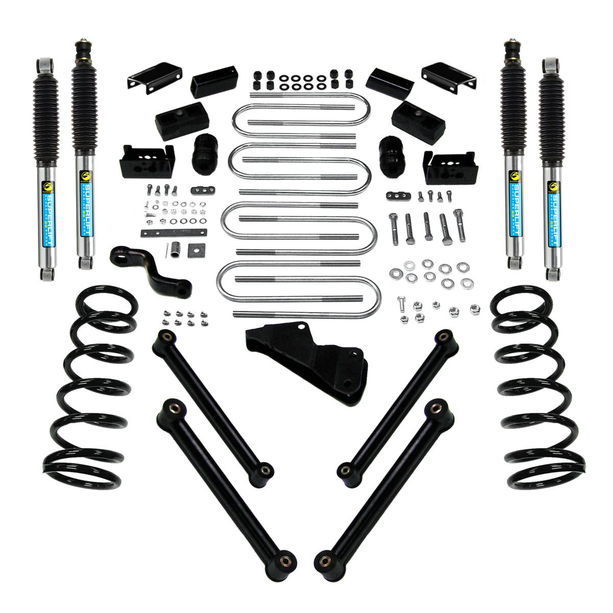 Superlift K832B 4" Lift Kit - 03-08 Ram 2500/3500 4WD - Diesel - w/ Bilstein Shocks