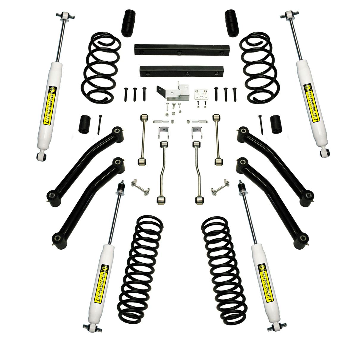 Superlift K843 4" Lift Kit - 03-06 Wrangler TJ - w/ SL Shocks