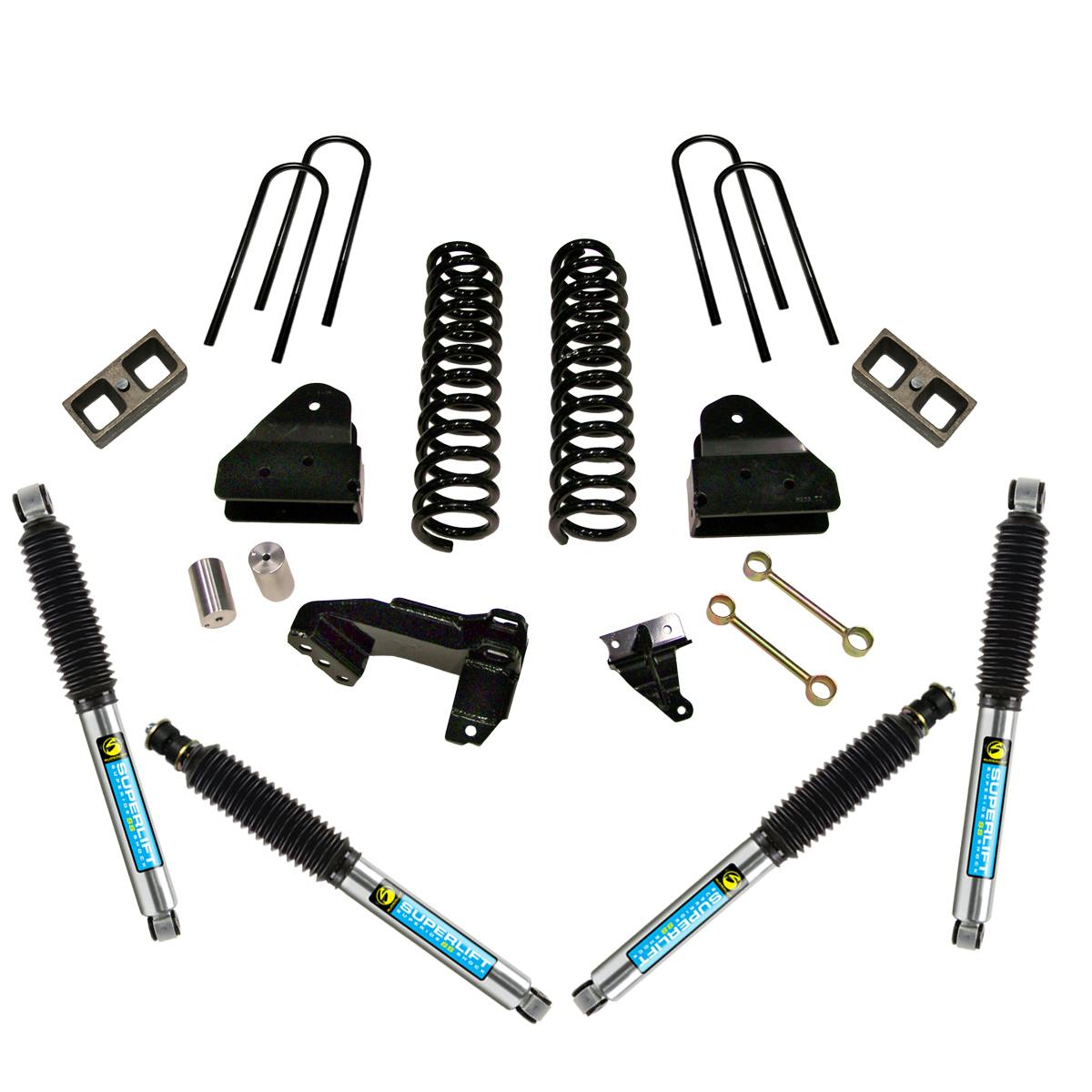 Superlift K854B 4" Lift Kit - 08-10 F-250/F-350 4WD - Diesel - w/ Bilstein Shocks