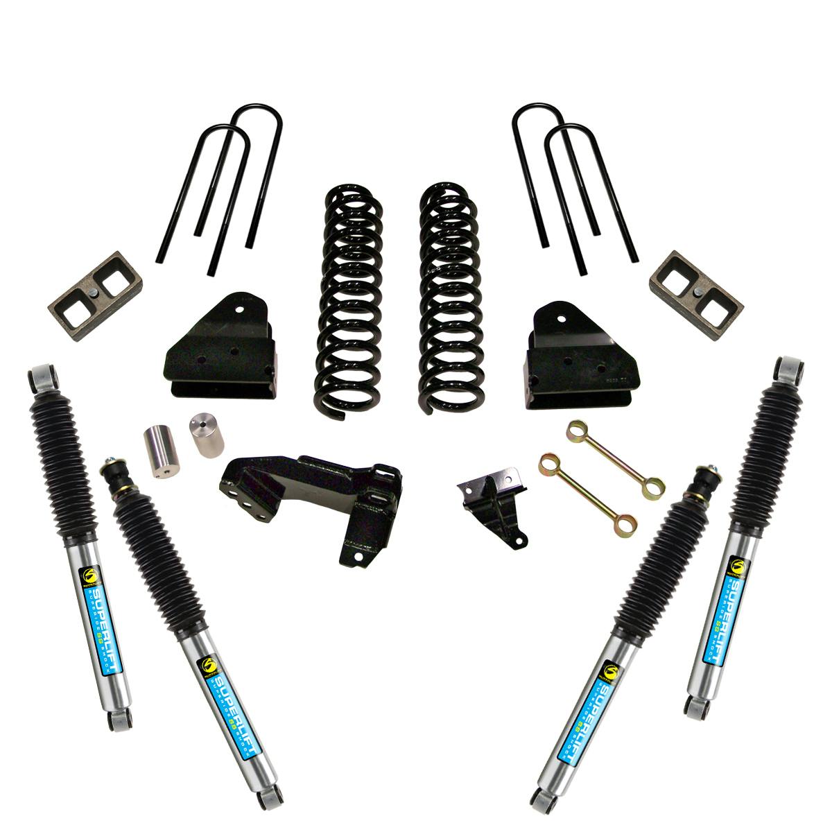 Superlift K876B 4" Lift Kit - 11-16 F-250/F-350 4WD - Diesel - w/ Bilstein Shocks