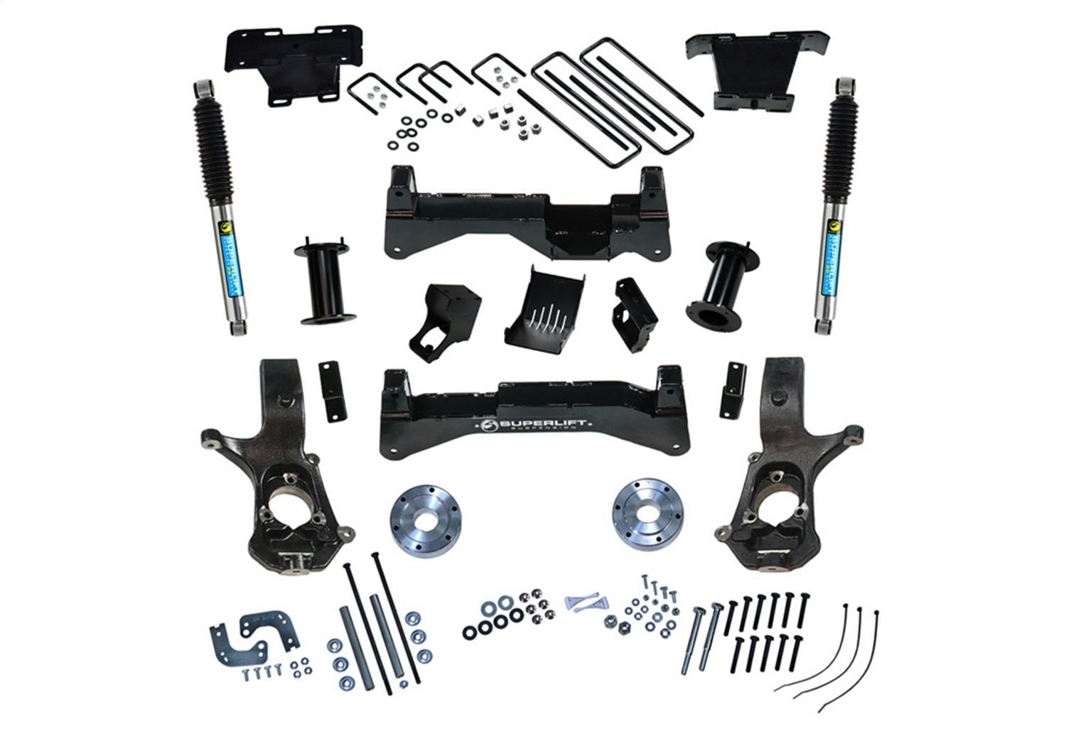 Superlift K897B 8" Lift Kit - 14-18 GM 1500 2WD w/OE Al or SS Ctrl Arms w/Bilstein Rear Shocks