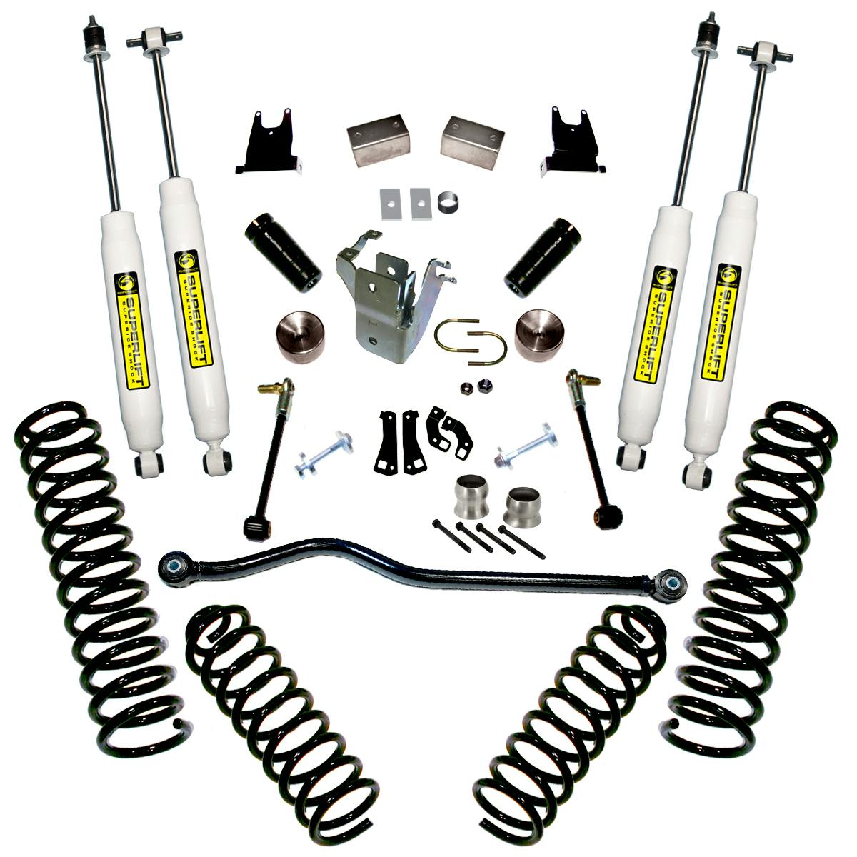 Superlift K927 4" Lift Kit - 07-18 Wrangler JK - 2-door - w/ SL Shocks