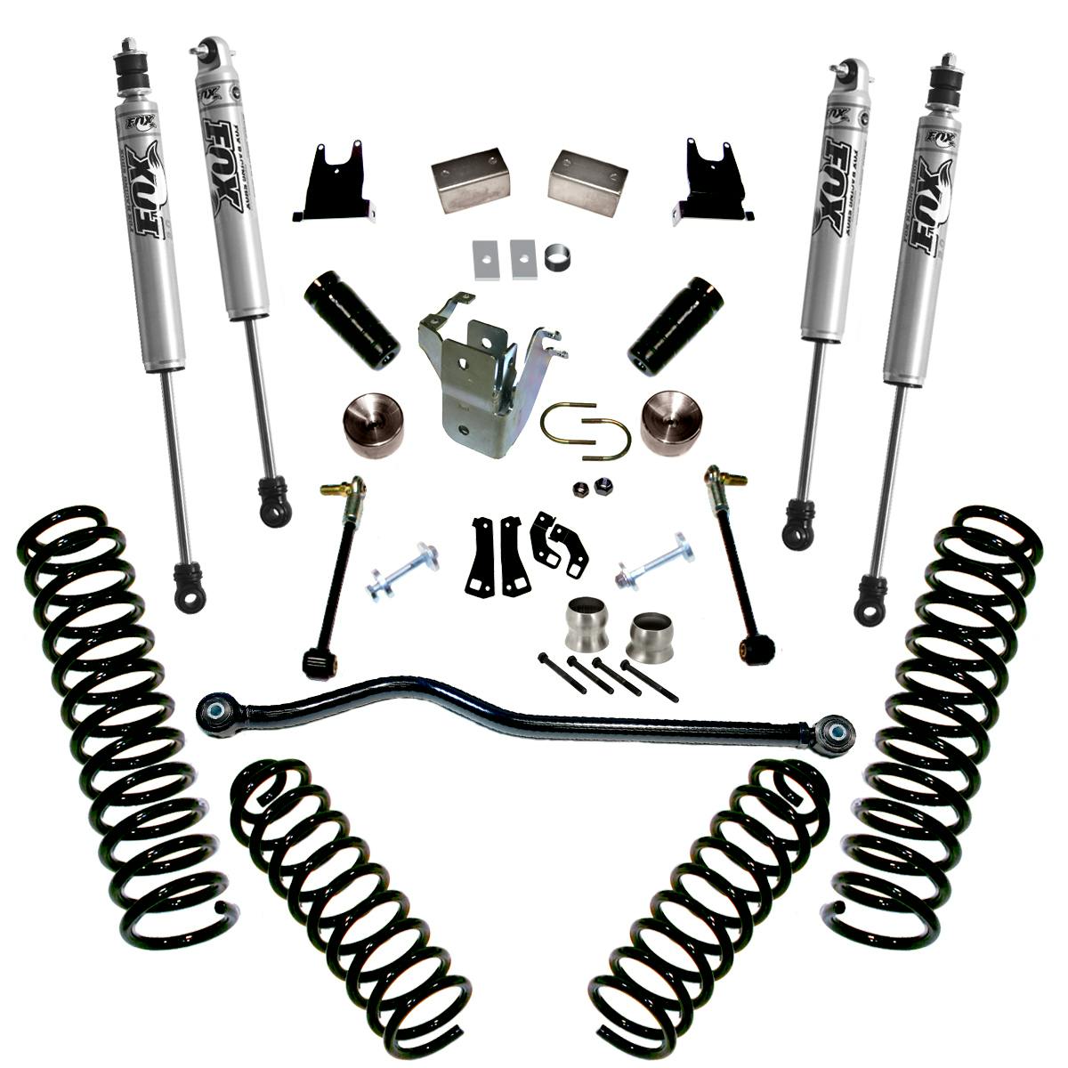Superlift K928F 4" Lift Kit - 07-18 Wrangler JK - 4-door - w/ FOX Shocks