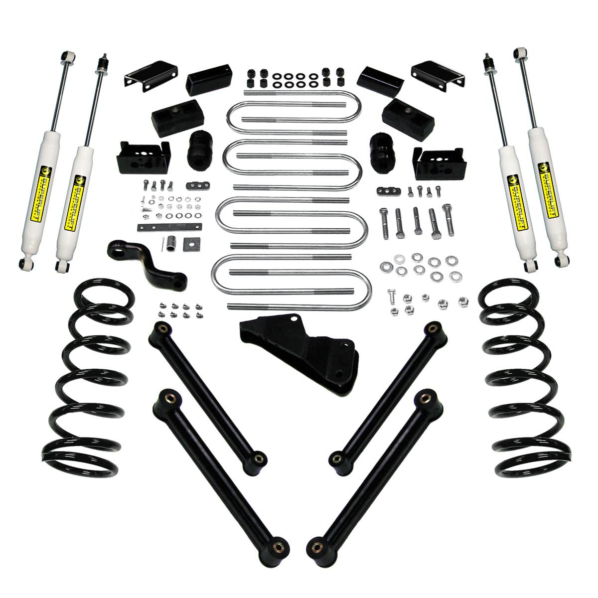 Superlift K965 4" Lift Kit - 10-13 Ram 2500/10-12 3500 4WD - Diesel - w/ SL Shocks
