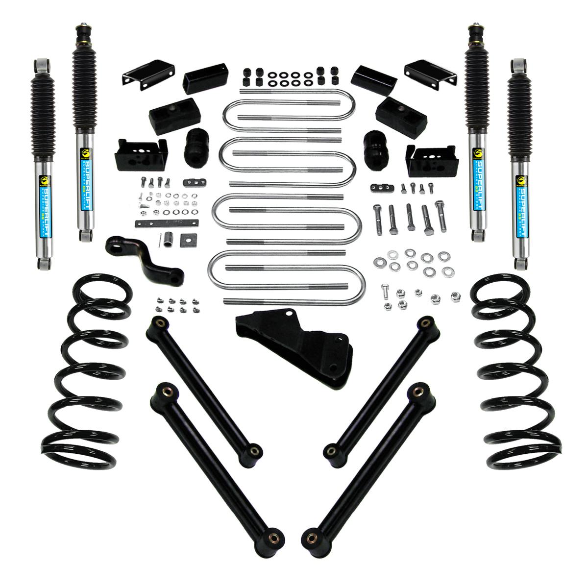 Superlift K967B 6" Lift Kit - 10-13 Ram 2500/10-12 3500 4WD - Diesel - w/ Bilstein Shocks