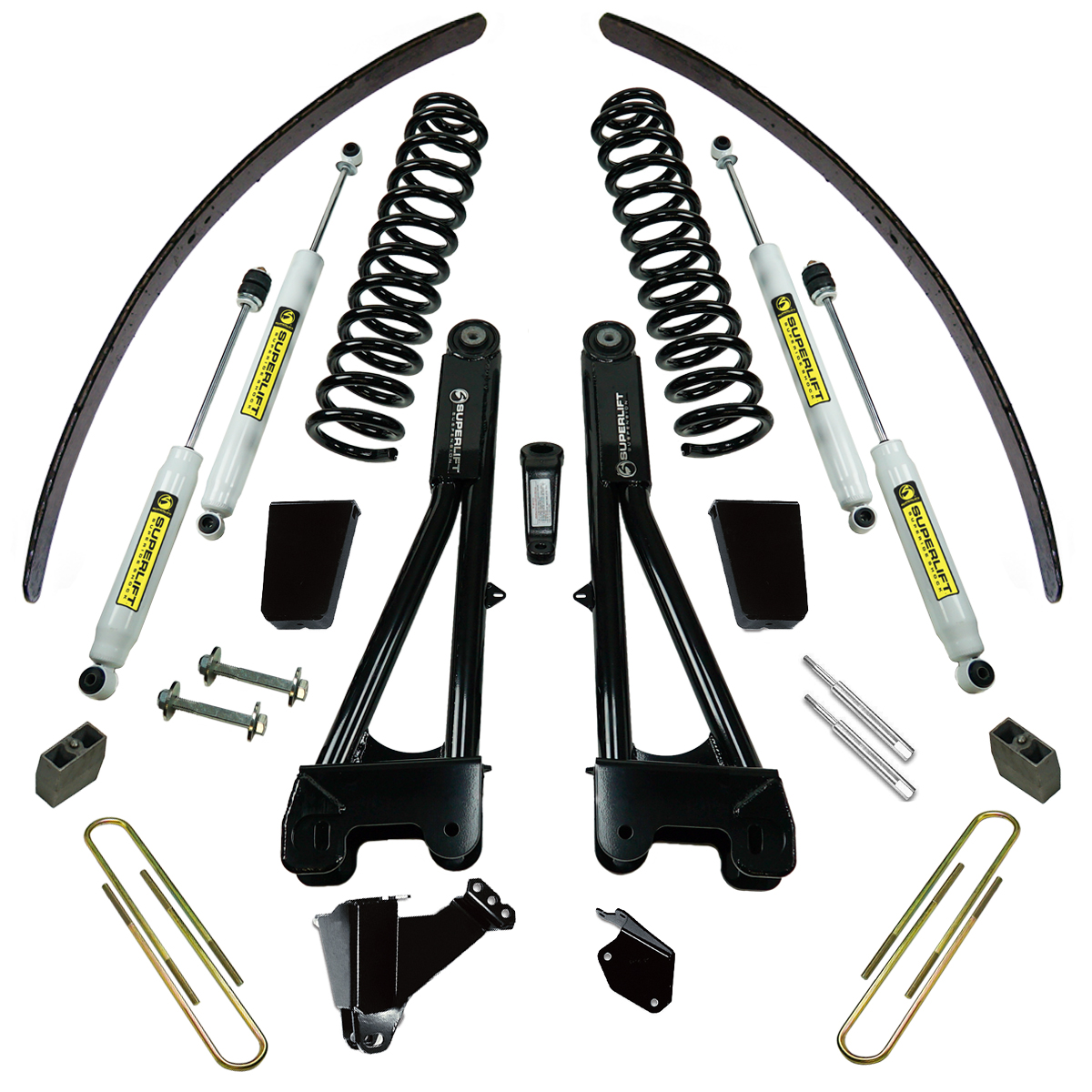 Superlift K979 8" Lift Kit - 05-07 F250/F350 4WD - Dsl w/ Replacement Radius Arms w/ SL Shocks
