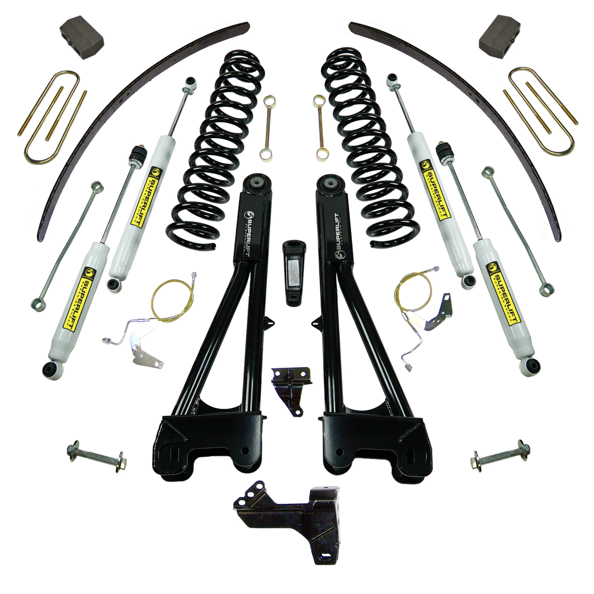 Superlift K983 6" Lift Kit - 08-10 F250/F350 4WD - Dsl w/ Replacement Radius Arms w/ SL Shocks