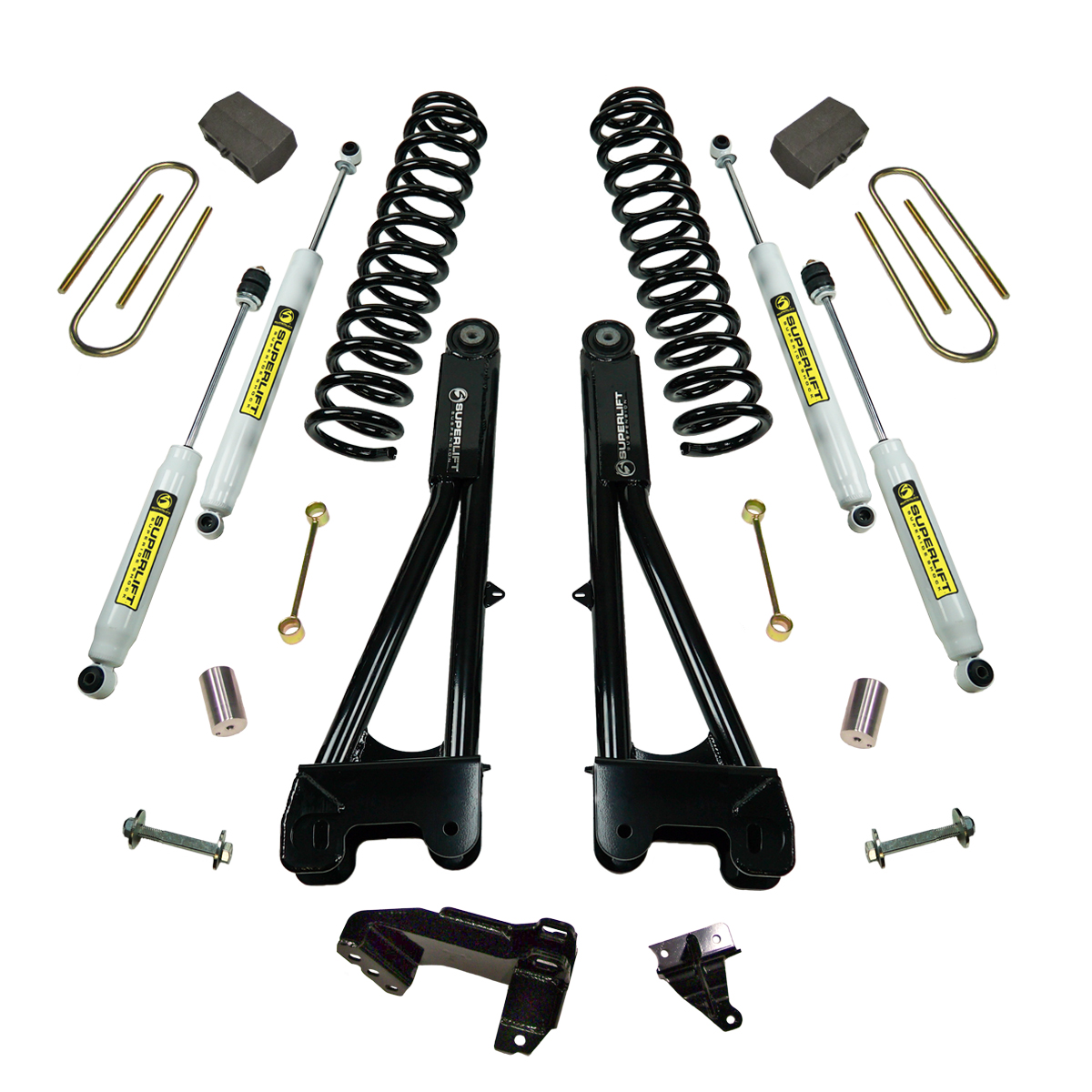 Superlift K987 4" Lift Kit - 11-16 F250/F350 4WD - Dsl w/ Replacement Radius Arms w/ SL Shocks