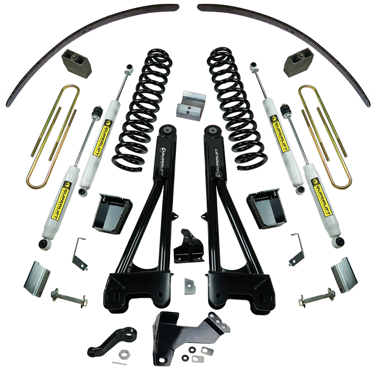 Superlift K991 8" Lift Kit - 11-16 F250/F350 4WD - Dsl w/ Replacement Radius Arms w/ SL Shocks