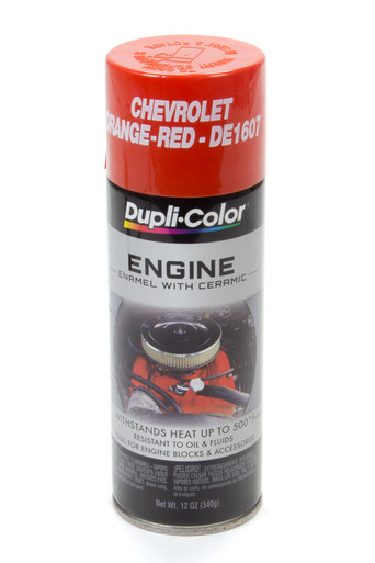 Dupli-Color Chevy Orange/Red Engine Paint 12oz DE1607
