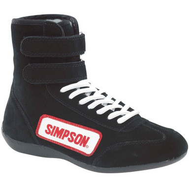 Simpson High Top Shoes 10 Black 28100BK