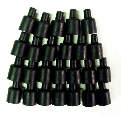 Coil Wire Boot - 180-Deg 25pk - Black 44076