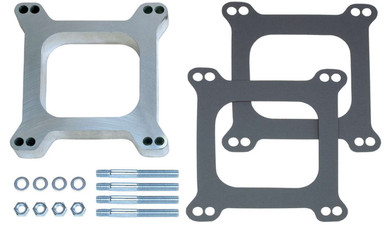 Holley Carb Spacer 1in Aluminum Open Center 2084