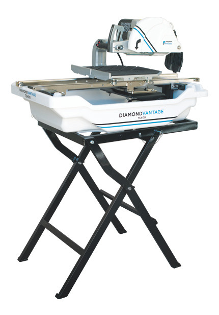 TS400 2HP Tile Saw, 10" Blade Capacity , w/ Stand and free 10" APWX4 blade
