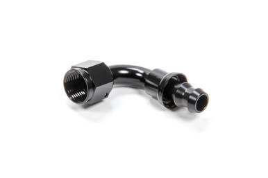 #6 90 Degree Hose End Push Lock HF-19006BLK