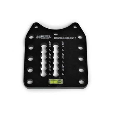 Wehrs Shock Plate Dbl Slot 1/2in Holes WEHWM200-3-500-S-F-1