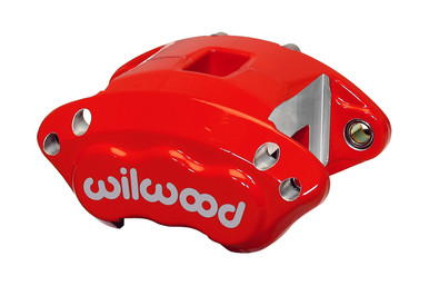Wilwood D154 Red Dual Piston Caliper 1.62in Bore 12.19in Rotor 0.81in Thick 5.46in Mount WIL120-11873-RD