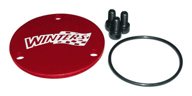 Winters Drive Flange Dust Cover 3-Bolt O-Ring Aluminum Red Anodized 5 On 5 Hubs WIN4310