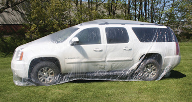 Plastic Car Cover Large 24ft WWFWFCCC-LARGE