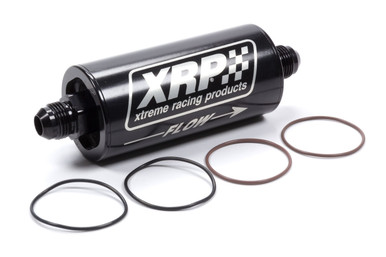 XRP 70 Series 8 AN In-Line Oil Filter 6.2 in Length Black Anodized XRP7008AN