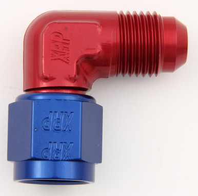 XRP #8 90 Deg Fem Swivel to Male Flr Forged Fitting XRP900508