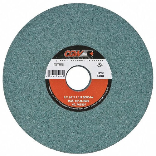 Surface Grinding Whl, 8X1/4X1-1/4 inches, T1, 34669 (10pk)