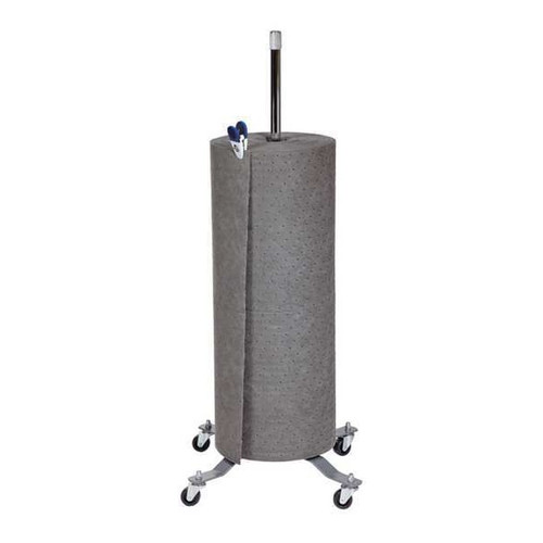 PIG Surgical Absorbent Mat Dispenser, Silver