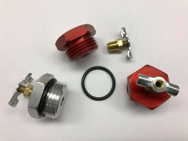 Water Separator Delete for Cummins 5.9L 2nd Gen Diesel - Fuel Filter 3402/3379 - Red