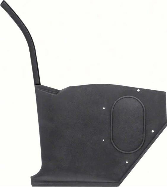 1970-79 Nova, Ventura, Skylark, Apollo, Interior Kick Panel, with AC, Drivers Side, Black