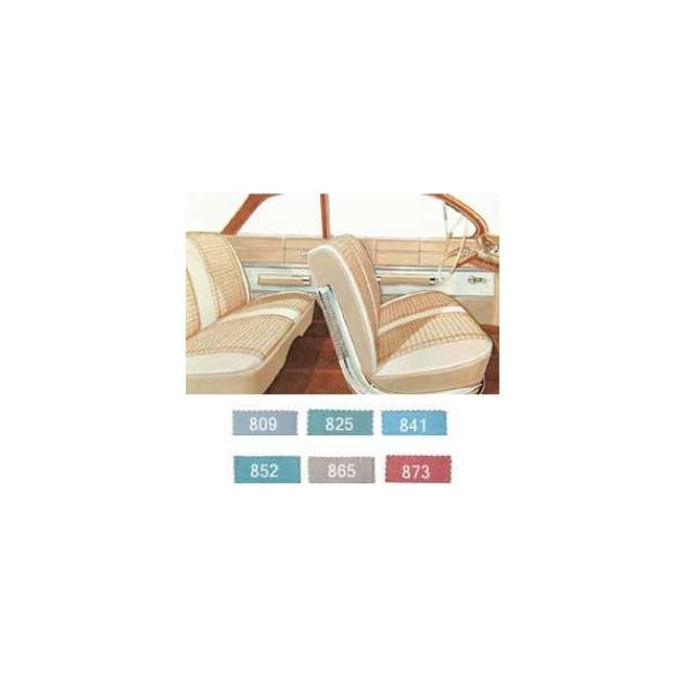 Full Size Chevy Preassembled Door Panel & Quarter Trim Panel Interior Kit Service, 2-Door Sedan, Impala, 1961