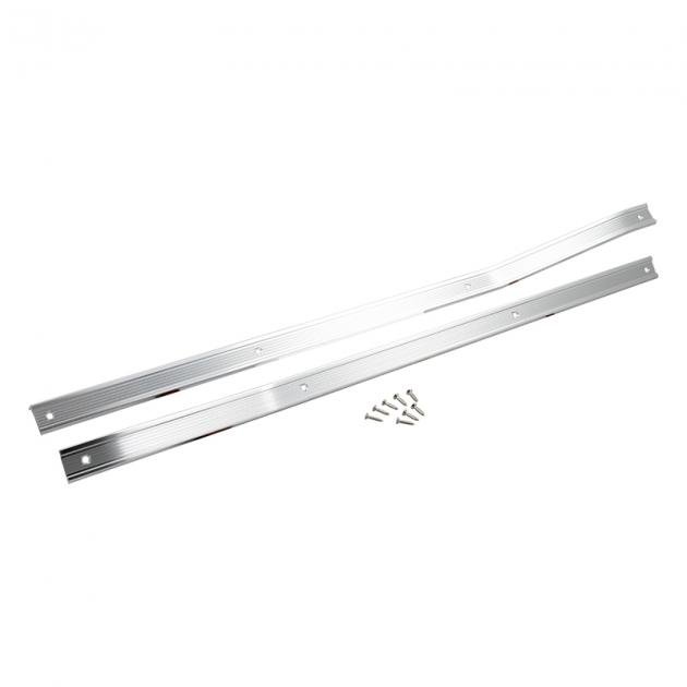 Dennis Carpenter Door Scuff Plates - Pickup - Pair - 1965-66 Ford Truck C5TZ-8113208-PR