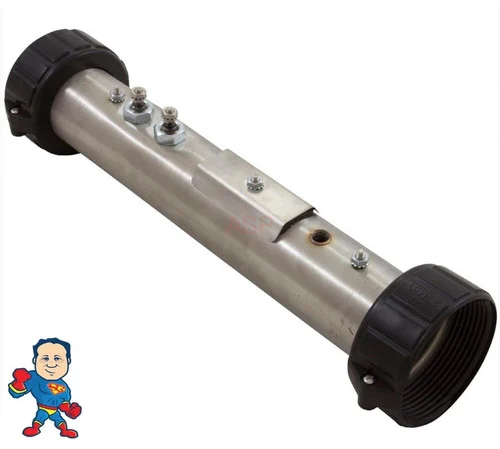 ACC FloThru Heater Assembly 12-1/2″ x 2″ 230v 5.5kW Stainless Steel with Thermowell & Pinch Plate