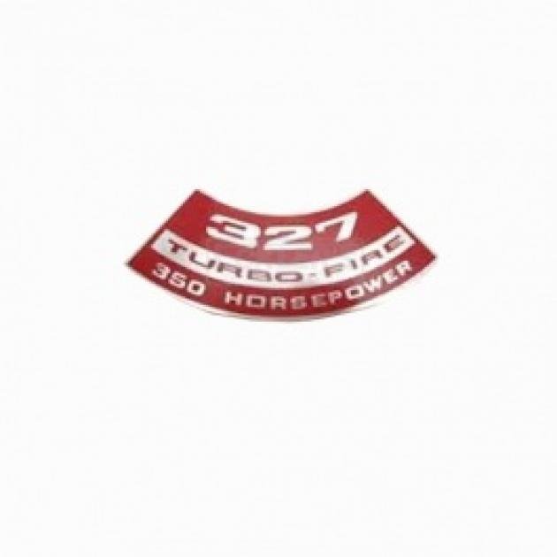 Nova and Chevy II Air Cleaner Decal, Small Block, 327 Turbo-Fire, 325 HP, 1962-1965