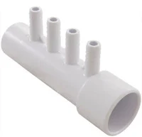 Air Manifold 4 Port 1Sx1SPG with 3/8 Barb 21081-000-000