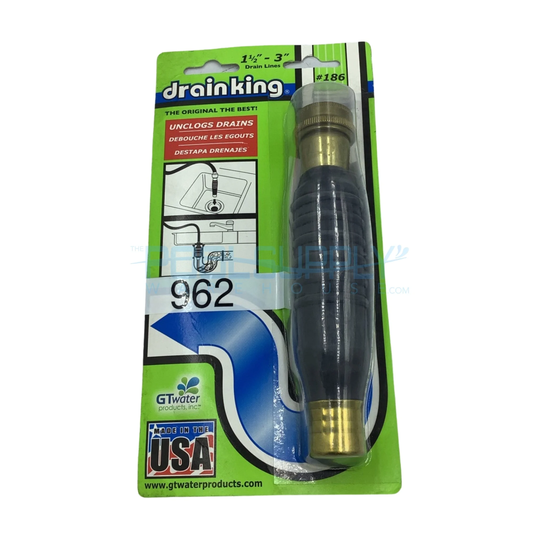 Aladdin Equipment Co PVC Drain King Black – 962