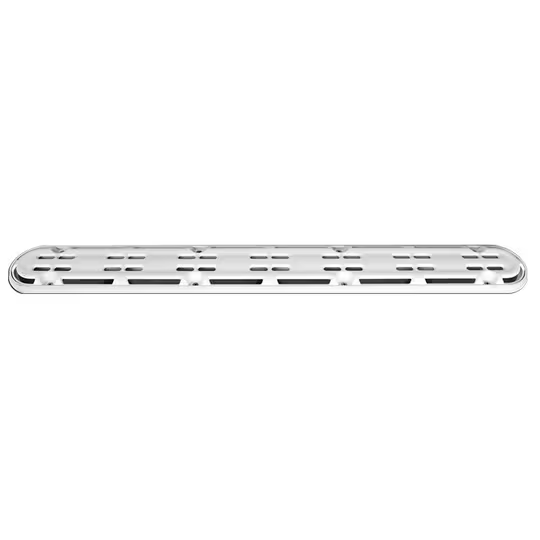 AQUASTAR POOL PRODUCTS 32″ Dark Gray Channel Drain Anti Entrapment Suction Outlet Cover and Frame