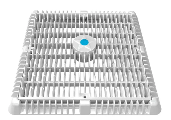 AQUASTAR POOL PRODUCTS WAV12WR10112″ Square Wave Anti-Entrapment Suction Outlet Cover White