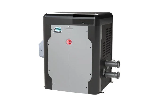 AVIA HD with NiTek Natural Gas Pool and Spa Heater, Model 404A