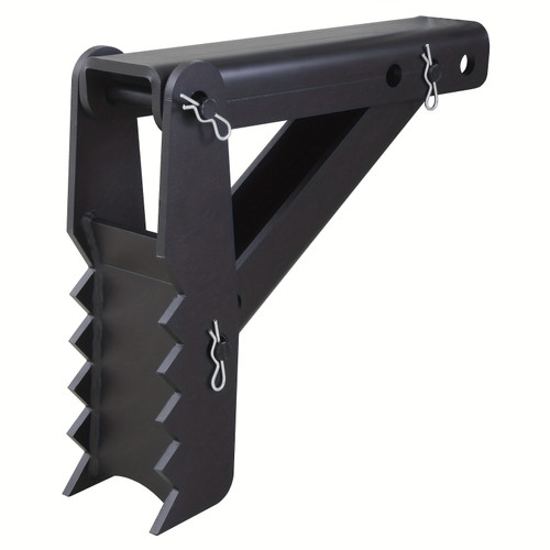 27 Inch Adjustable Folding Backhoe Excavator Thumb Attachments, 1/2 Inch Teeth Thick Steel Plate Assembly Weld On