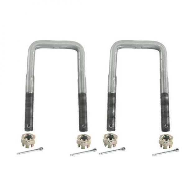 Rear Spring U-Clip - Includes Nuts & Cotter Pins - 5.25 - Ford Pickup Truck