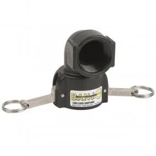 BANJO CAM LEVER COUPLINGS: FEMALE COUPLER 90 DEGREE 1.5 INCH FTP