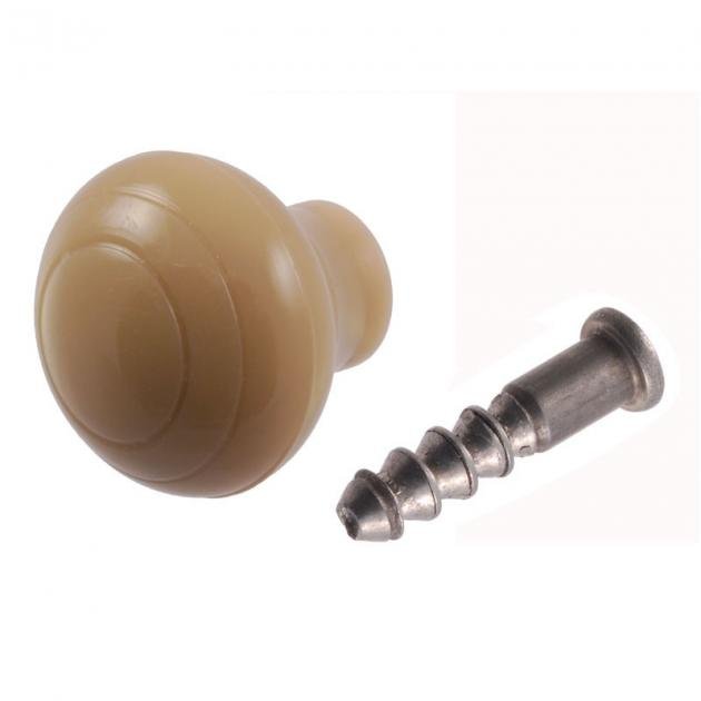 Dennis Carpenter Window Crank Handle Knob - Light Tan - 1941 Ford Car 11A-7023345