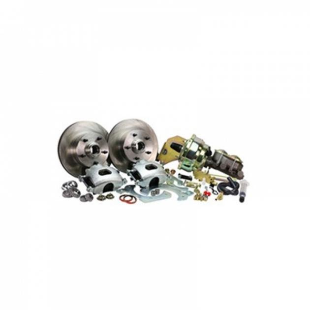 Classic Chevy -Front Disc Brake Conversion Kit For Stock Spindles, Power, 1955-1957