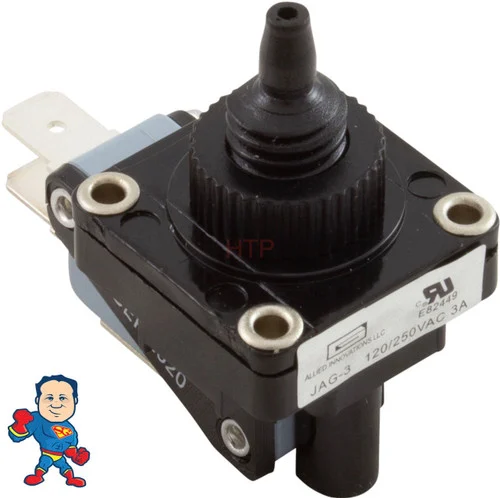 Brett Aqualine Jag-3 Momentary Air Switch SPDT 3A Threaded Model 860010-3