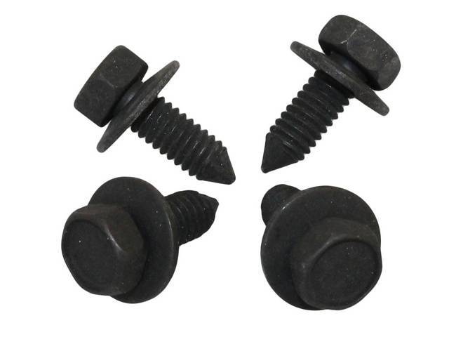 Underpan / Flexplate Cover Fastener Kit, 4-pc, OE Correct AMK Products reproduction