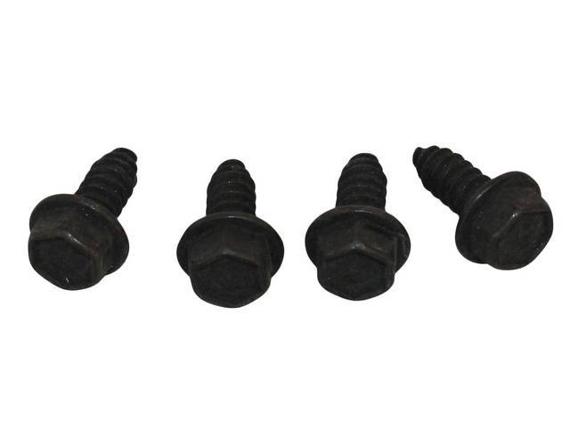 Underpan / Flexplate Cover Fastener Kit, 4-pc OE Correct AMK Products reproduction for (1973)